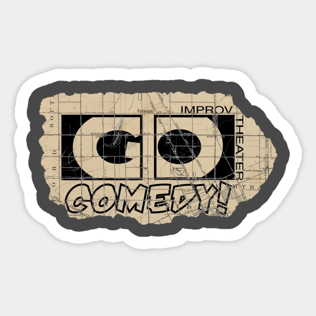 Go Comedy Ferndale Map Sticker by gocomedyimprov